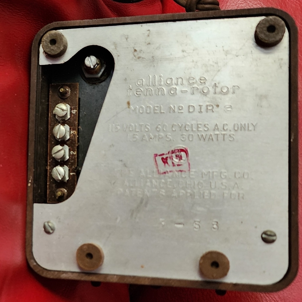 Alliance Tenna-Rotor DIR Untested Vintage Electronics BENIFITS CHARITY - Picture 5 of 5